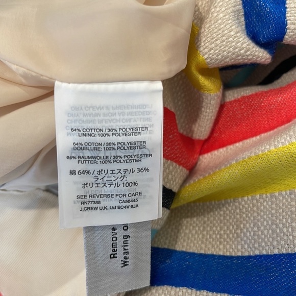 J CREW MULTICOLORED SKIRT SIZE 0P - Picture 8 of 11